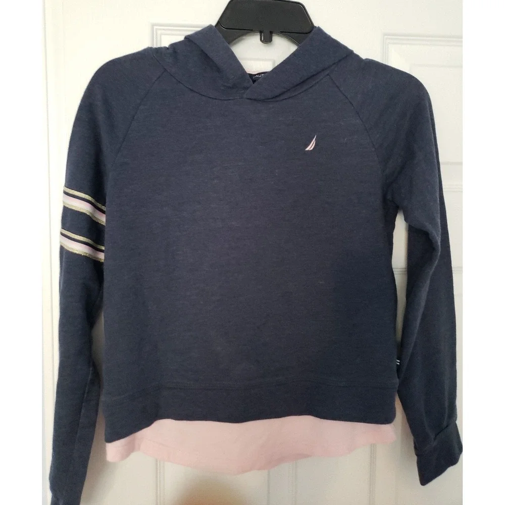 Nautica Girls Long‎ Sleeve hoodie Size Large 12/14